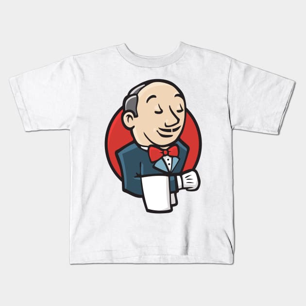 Jenkins logo Kids T-Shirt by hipstuff